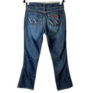 Wrangler Womens Mae Low Rise Jeans  5/6 24” Tall Size 09MWZBF Western Denim K
